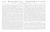 LA RASSEGNA SETTIMANALE - Leopoldo Franchetti · 2019. 2. 8. · LA RASSEGNA SETTIMANALE DI POLITICA, SCIENZE, LETTERE ED ARTI. Voi. 1°. Firenze, 3 Febbraio 1878.N° 5. LA POLITICA