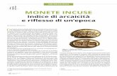 Indice di arcaicità - MediterraneoAntico · 2017. 7. 11. · con entrambi i typoi in rilievo20. Risulta abbastanza evidente, dunque, che i Rovesci con gli incusi, che si tratti di