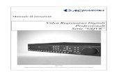 Video Registratori Digitali Professionali Serie “GQVR” · Video Registratori Professionali serie “GQVR” • Raccomandazioni particolari riguardo all’installazione ed all’utilizzo