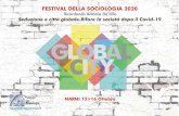 FESTIVAL DELLA SOCIOLOGIA 2020 · 2020. 9. 20. · Festival della Sociologia 2020, Seduzione e città globale. Rifare la società dopo il Covid-19 15 ottobre 2020 Teatro Comunale