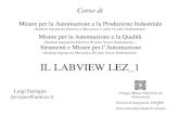 lezione 4 Il LabView Lez 1 - unicas.itwebuser.unicas.it/misure/MAQ_OLD (VO)/PDF LEZIONI... · Parte 1 • Introduzione • ... • Comunicazione (DDE, TCP/IP, ActiveX) • Gestione