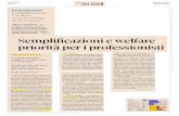CONFPROFESSIONI - Rassegna Stampa 07/11/2018 - 07/11 ......Professioni: 1,4 milioni di unità nel 2017, il 6% degli occupati d'Italia Con "poco meno di 1 milione 400.000 unità, l'aggregato