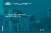 Economie regionali - Banca D'Italia · Le modifiche strutturali nell’economia 20 Gli addetti 20 Struttura settoriale e dimensione d’impresa 21 Relazioni tra imprese, internazionalizzazione