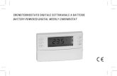 CRONOTERMOSTATO DIGITALE SETTIMANALE A BATTERIE … 901 910... · Questo dispositivo è un cronotermostato digitale a batterie settimanale per il controllo della temperatura ambiente