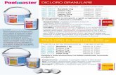 DICLORO GRANULARE - Piscine · 2017. 2. 24. · Prodotto specifico per la pulizia interna della vasca e per eliminare l’alone di grasso e sporcizia lungo i bordi e sulle pareti