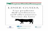LINEE GUIDA - Alimenti & Salute · 2018. 6. 14. · gastrointestinali nei vitelli), che comportano di norma il maggior consumo di antibatterici. Di seguito vengono analizzati in dettaglio