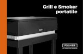Grill e Smoker portatile Il Grill Portatile FÒGHER: un prodotto in cui ogni dettaglio esprime la massima raffinatezza tipica del più innovativo design Made in Italy. L’impiego
