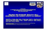 “BELLEZZA PER RICORDARE: EFFICACIA DELLA ... · il contributo delle unitÀ di valutazione alzheimer (uva) nell’assistenza dei pazienti con demenza roma, 16 novembre 2012 “bellezza