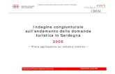 INDAGINE TURISMO SARDEGNA5 Indagine congiunturale sulla domanda turistica in Sardegna REGIONE AUTONOMA DELLA SARDEGNA ALBERGHI Universo di riferimento L’offerta turistico alberghiera