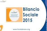 Bilancio Sociale 2015 6 - Il CalabroneLa base sociale 5 Nel 2015 sono entrati 4 nuovi soci 1 volontario e 3 prestatori 61 Soci
