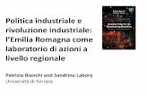 l’Emilia Romagna come - unipr.it...2) Networking: relazioni tra attori regionali (imprese, centri di ricerca, università, autorità locali, istituzioni educative e sociali) e relazioni