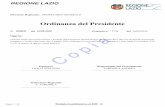Ordinanza del Presidente - AlessioPorcu.it · 7734 del 16/05/2020 Oggetto: Ulteriori misure per la prevenzione e gestione dell'emergenza epidemiologica da COVID-2019. Riavvio di attività