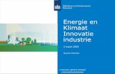 Energie en Klimaat Innovatie industrie - Deltalinqs · Klimaat Innovatie industrie 3 maart 2020 Maurits Clement. Missie A Elektriciteits-voorziening Missie B Gebouwde omgeving Missie