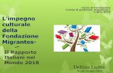 Corso di Formazione «Linee di pastorale migratoria» Luglio 2019 … · 2019. 7. 26. · Delfina Licata Roma, 4 luglio 2019 Corso di Formazione «Linee di pastorale migratoria»