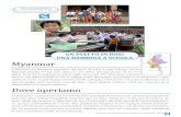 UN PIATTO UNA BAMBINA A SCUOLA Myanmar · foto archivio SOLIDARMONDO per la cooperazione internazionale - ONLUS Il Myanmar (ex Birmania) appartiene alla fascia dei paesi a basso sviluppo