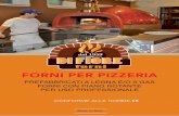FORNI PER PIZZERIA · 2016. 5. 12. · Forno per pizzeria pronto all’uso con struttura metallica Forno a legna per pizzerie Forno a legna per pizzerie 25 130 47 190 140 200 124