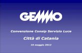 Città di Catania · Il contratto copre l’intero ciclo di gestione degli impianti di illuminazione pubblica e comprende: fornitura dell’energia elettrica gestione ordinaria degli
