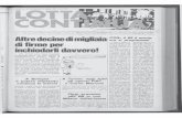 14-giu-1977-1re Sulla stampa locale (Nazione e Telegraro) il seguente comunicato inti- tolato: "Sospese le ma- nifestazioni per tre mesi". Nel pericdo estivo. dal quindici giugno al