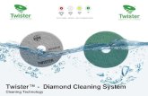 Twister - Diamond Cleaning System...Twister Soluzioni testate e consigliate I sistemi Twister sono stati testati e verificati insieme ai principali produttori di pavimentazioni e consigliati