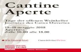 Cantine Aperte - Ticino...Bere con moderazione, gustare a fondo Cantine Aperte Tage der offenen Weinkeller Journées des Caves Ouvertes 19-20 maggio 2018 Apertura dalle 10.00 alle