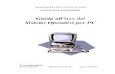 Guida all’uso dei Sistemi Operativi per PCa008149/corsi/informatica/materiale/SisOperativi.pdf · DEL DOS In questo capitolo vengono descritti i principali comandi che l'interprete