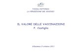 IL VALORE DELLE VACCINAZIONI P. Castigliaalimentazione.fimmg.org/atti_convegni/2011/66_formia/re...USA USA -- La vaccinazione universale ha ridotto l’incidenza di La vaccinazione