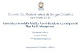 Università Mediterranea di Reggio Calabria€¦ · 2.autorizzare la spesa dei fondi pubblici. Quali sono le principali differenze fra le due tipologie di contabilità? •la contabilità