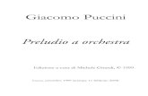 Preludio a orchestra - in mi.pdf · Preludio a orchestra ˘ ˇˇ ˆ ˙˘ˇ˝˛ ˚ ˆˆ ˜ !" Contrabbassi Violoncelli Viole Violini II I Timpani Oficleide Tromboni 2 Trombe in Mi