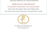 Istituto Italiano di Cultura Berlino Dagli etruschi alla Maserati la … · 2020. 3. 3. · Cap.3 Bologna etrusca Das etruskische Bologna pag. 10 Gli indigeni della cultura del ferro