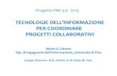 TECNOLOGIE DELL’INFORMAZIONE PER COORDINARE PROGETTI ...a011681/ssms/res/ssms-lecture11-attachment.pdf · TECNOLOGIE DELL’INFORMAZIONE PER COORDINARE PROGETTI COLLABORATIVI Mario