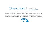 Centrale di allarme SecurLAN · Sezione Video Veriﬁca in Securlink. Selezionare la riga del dispositivo da attivare (1).Riga dispositivo 1 esclusiva per scheda VideoBox. A seguire