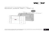 Istruzioni per il montaggio e per l'uso Modulo solare SM1 / SM1-2 - … · 2019. 10. 21. · "Stop caldaia solare" con WOLF GmbH • Postfach 1380 • D-84048 Mainburg • Tel. +49-8751/74-0