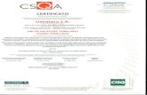 web.uanataca.com · Certificato Certificate n. 54892 Si certifica che il sistema di gestione della sicurezza delle informazioni di We hereby certify that the information security