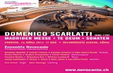 New DOMENICO SCARLATTI - Elie Jolliet · 2017. 2. 22. · Domenico Scarlatti, Sohn des ebenso berühmten Komponisten Alessandro Scarlatti, verbrachte einen grossen Teil seines Lebens