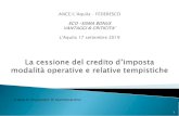 a cura di Alessandro Di Giamberardino bonus cessione credito.pdf · cessione del credito corrispondente alla detrazione spettante per gli interventi di riqualificazione energetica