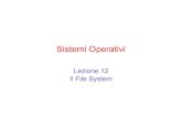 Sistemi Operativi - homes.di.unimi.ithomes.di.unimi.it/~sisop/lucidi1314/Solez12.pdf · Prezzi per GB (Ottobre 2009) • 8.2¢ per GB – 1 TB Western Digital Caviar (internal) •