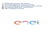 Enel SpA Acconto dividendo 2016 def post CDA · 2016. 11. 16. · Enel SpA che opera nel settore dell’energia elettrica e del gas, ha la forma giuridica di società per azioni e