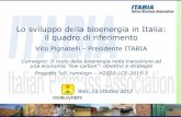 Lo sviluppo della bioenergia in Italia: il quadro di ...it.up-running.eu/.../2017/...bioenergia-12.10.2017.pdf · Contributo % delle diverse fonti rinnovabili ai consumi di energia
