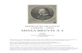 BONIFACIO GRAZIANI (1604/05 - 1664) MISSA BREVIS À 4 _Missa_Brevis_a_4... · PDF file 2016. 1. 1. · MISSA BREVIS À 4 BONIFACIO GRAZIANI (1604/05 - 1664) Performance edition by