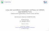 Uso del workflow manager ecFlow al CRMA dell’ARPA FVGcmsarpa.regione.fvg.it/export/sites/default/tema/... · Il 21 aprile 2015 al termine della presentazione che introduceva ecFlow