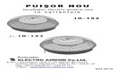 Prospect PUISOR Nou - 16.01.2012 · 2012. 9. 4. · Controlul temperaturii de incubare : cu modul electronic, Semnalizarea incalzirii : cu LED de culoare rosie, Pentru variantele