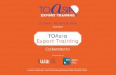 TOAsia ExportTraining€¦ · di Culture, Politica e Società dell’Università di Torino. Dirige il programma “Asia Prospects” e la rivista “RISE” di T.wai, il ... manager