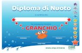 Diploma di Nuoto - SCUOLA NUOTO U¢  Diploma di Nuoto si certifica che: ha conseguito il livello: GRANCHIO