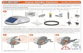 Aqua-Magic System Guida all’utilizzo - Claber · Guida all’utilizzoGuida all’utilizzo Pag. 1 Aqua-Magic System, tramite i gocciolatori forniti, consente di irrigare vasi e piccoli