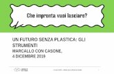 UN FUTURO SENZA PLASTICA: GLI STRUMENTI · IRS Perché una direttiva europea? –La plastica costituisce l’80-85% del totale dei rifiuti marini, in base ai conteggi degli oggetti