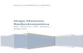 Stage Stazione Radiostronomica - SperimEstatesperimestate.bo.imm.cnr.it/Resources/Relazione Stage 18... · 2016. 8. 20. · un palo telescopico pneumatico, he Àiene alzato on una