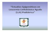 “Estudios Epigenéticos en Leucemia Linfoblásica Aguda (LLA ... · Proyecto Epigenoma Humano “comportamiento de los genes” Contar con 1000 epigenomas de referencia para el