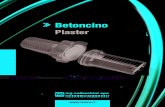 Betoncino - IVG Colbachini · Il raccordo Plaster - filettato maschio o femmina - è utilizzato principalmente per lancio di betoncino nel settore delle costruzioni. E’ caratterizzato