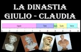 La dinastia Giulio-Claudia - WordPress.comLa dinastia GiuLio - CLaudia. Da Augusto a Tiberio (14-37 d.C.) Augusto nonostante la sua salute malferma visse fino agli 80anni Fu costretto