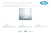 HP Pavilion Desktop PC 595-p0086nl · 25 GB di spazio di memorizzazione online gratis per un anno dalla data di registrazione. Per i dettagli completi e le condizioni d'uso, incluse